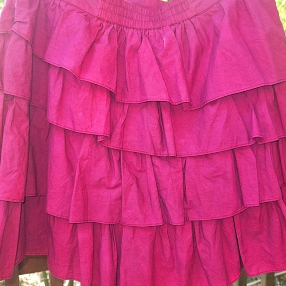 PIXIE MINI SKIRT - RASPBERRY - Picture 3 of 6